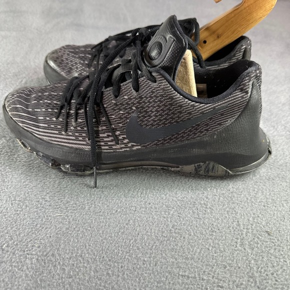 Nike KD VIII 8 GS Blackout Kevin Durant Youth US 7‎ Black Dark Grey - Picture 2 of 8